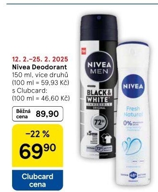 Deodorant sprej Nivea