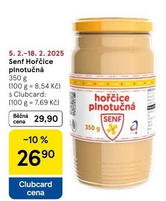 Hořčice plnotučná Senf