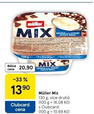 Jogurt Müller Mix