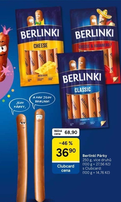 Párky Berlinki Morliny
