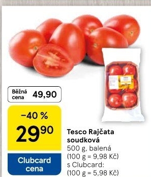 Rajčata soudková Tesco