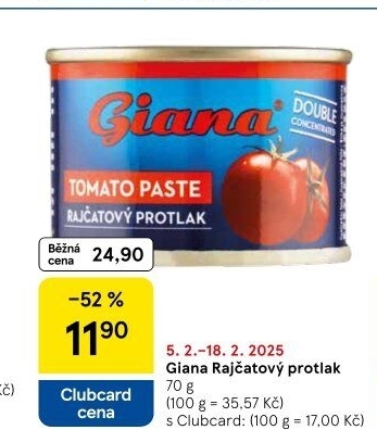 Rajčatový protlak Giana