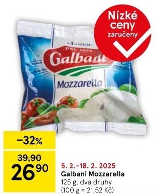 Sýr Mozzarella Galbani