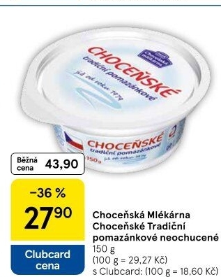 Tradiční pomazánkové Choceňské