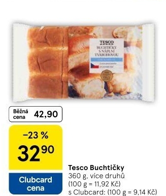 Buchtičky české Tesco