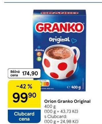 Instantní kakao Granko Orion