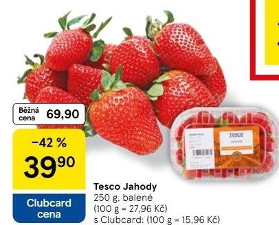 Jahody Tesco