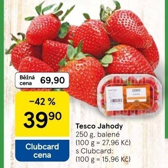 Jahody Tesco