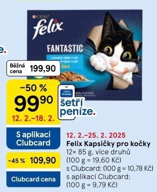 Kapsičky pro kočky Felix Purina