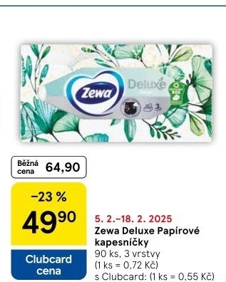 Papírové kapesníčky 3vrstvé DeluxeZewa - box