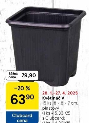 Plastový květináč