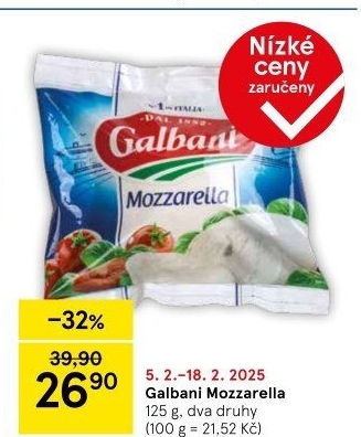 Sýr Mozzarella Galbani