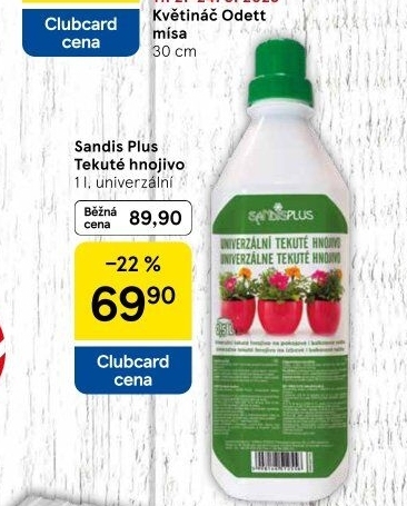 Tekuté hnojivo Sandis plus