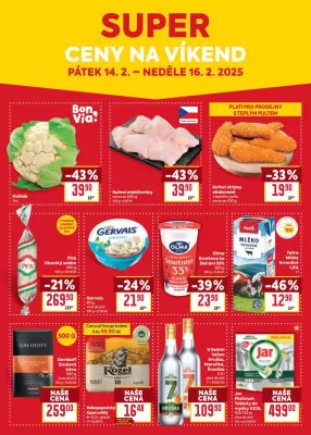 akční leták BILLA 12.2.2025-18.2.2025