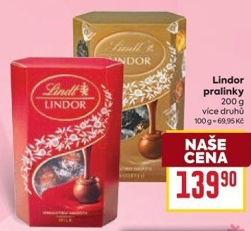 Bonboniéra Pralinky Lindor Lindt