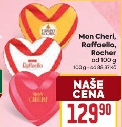 Bonboniéra srdce Mon Cheri Ferrero