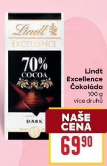 Čokoláda Excellence Lindt
