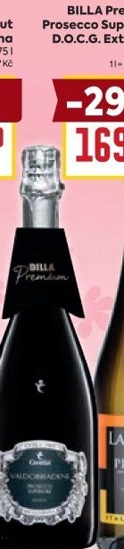 Prosecco Extra Dry Superiore DOCG Billa Premium