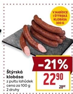 Štýrská klobása