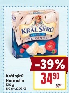 Sýr Hermelín Král sýrů