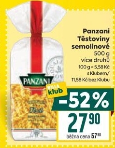 Těstoviny Panzani