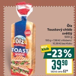Toustový chléb Ölz