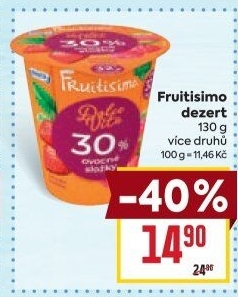Tvarohový dezert ovocný Dolce Vita Fruitisimo Madeta
