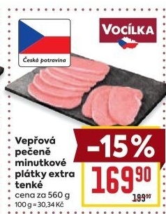 Vepřová pečeně bez kosti Vocílka