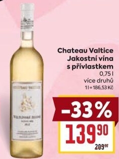 Vína Chateau Valtice - přívlastková