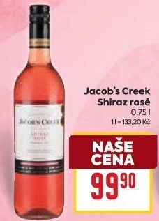 Víno Shiraz Rosé Jacob'