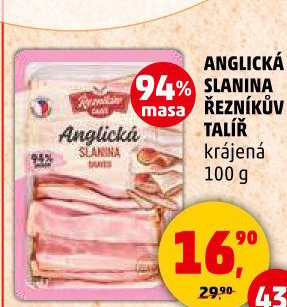 Anglická slanina Řezníkův talíř