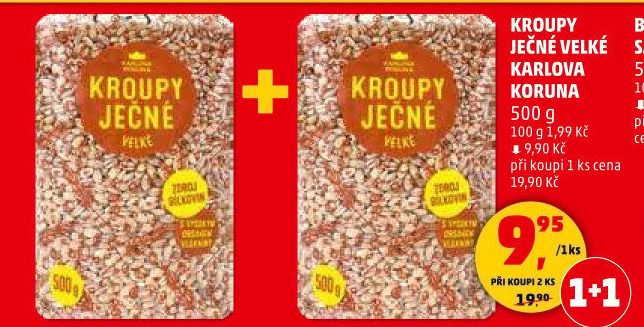 Ječné kroupy Karlova Koruna
