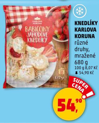 Knedlíky mražené Karlova Koruna
