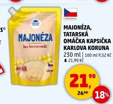 Majonéza Karlova Koruna