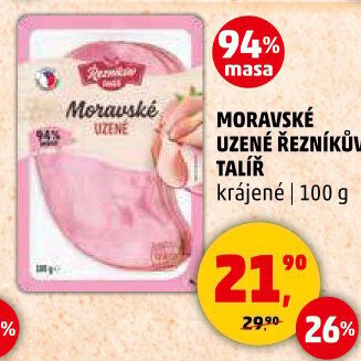 Moravské maso uzené Řezníkův talíř