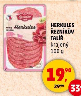 Salám Herkules Řezníkův talíř