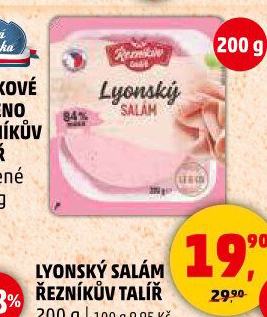 Salám lyonský Řezníkův talíř