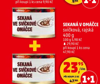 Sekaná v rajské omáčce Veseko