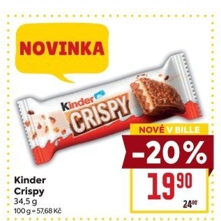 Dezert Crispy Kinder