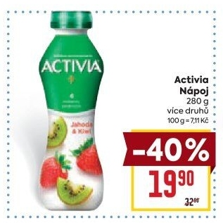 Jogurtový nápoj Activia Danone