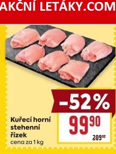 Kuřecí stehenní řízky