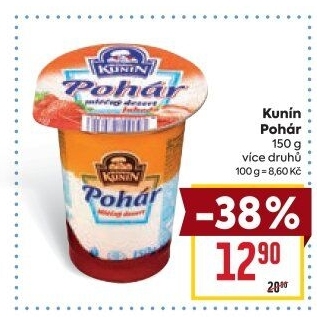 Mléčný Pohár Mlékárna Kunín