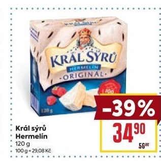Sýr Hermelín Král sýrů