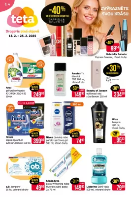 akční leták Teta drogerie 13.2.2025-25.2.2025