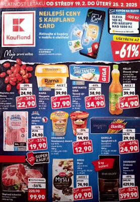 akční leták Kaufland 19.2.2025-25.2.2025