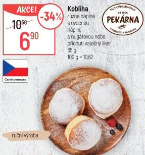 Kobliha s náplní