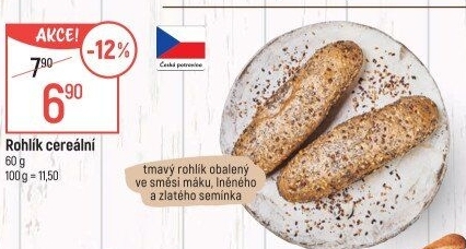 Cereální rohlík