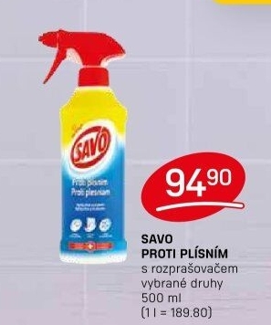 Čistič proti plísním Savo