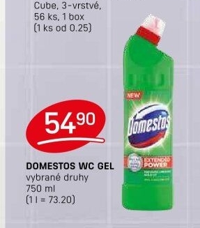 Čistič WC gelový Domestos