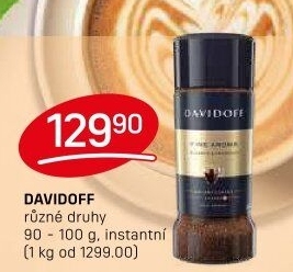 Instantní kávy Davidoff